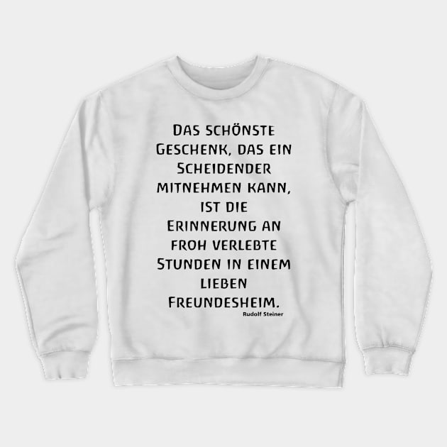 anthroposophy Crewneck Sweatshirt by Vortex.Merch